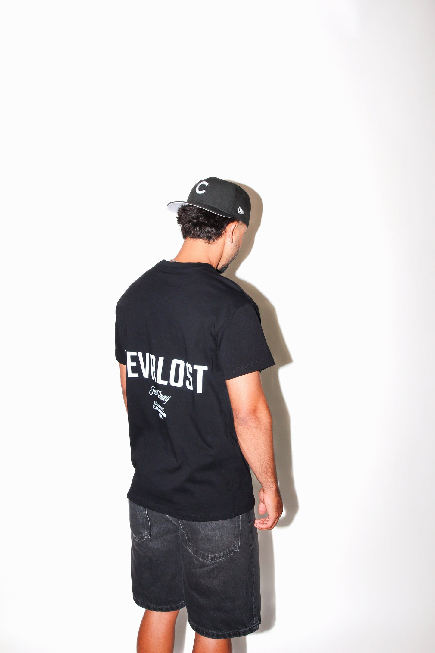 Black Just Pray Rhinestone Tee