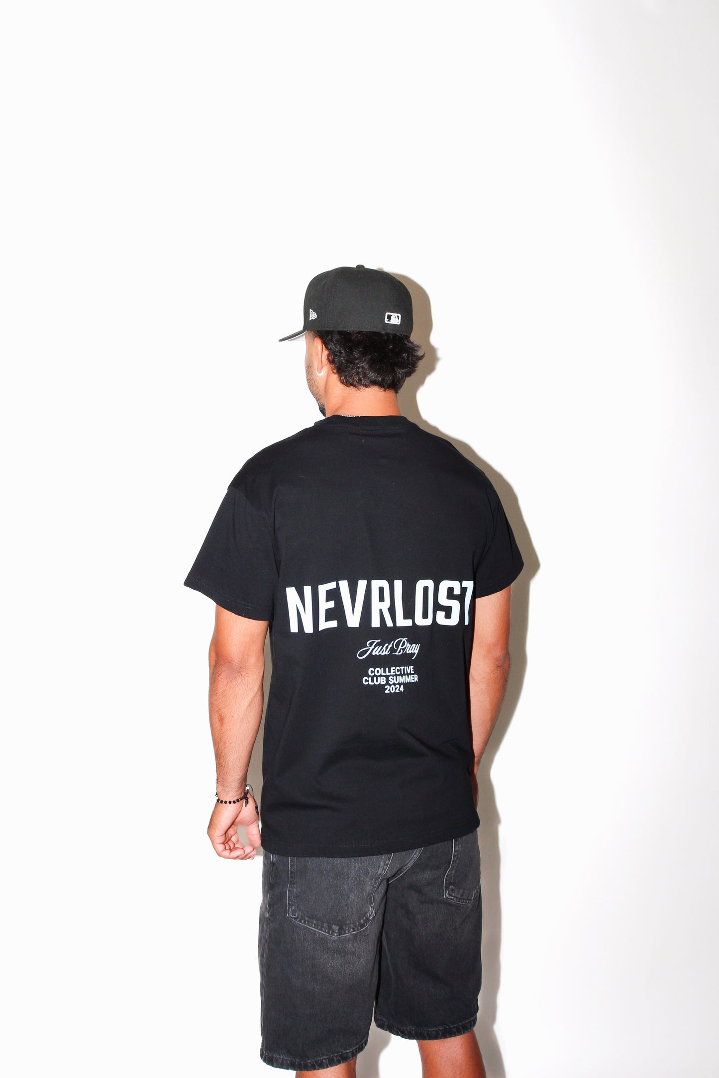 Black Just Pray Rhinestone Tee