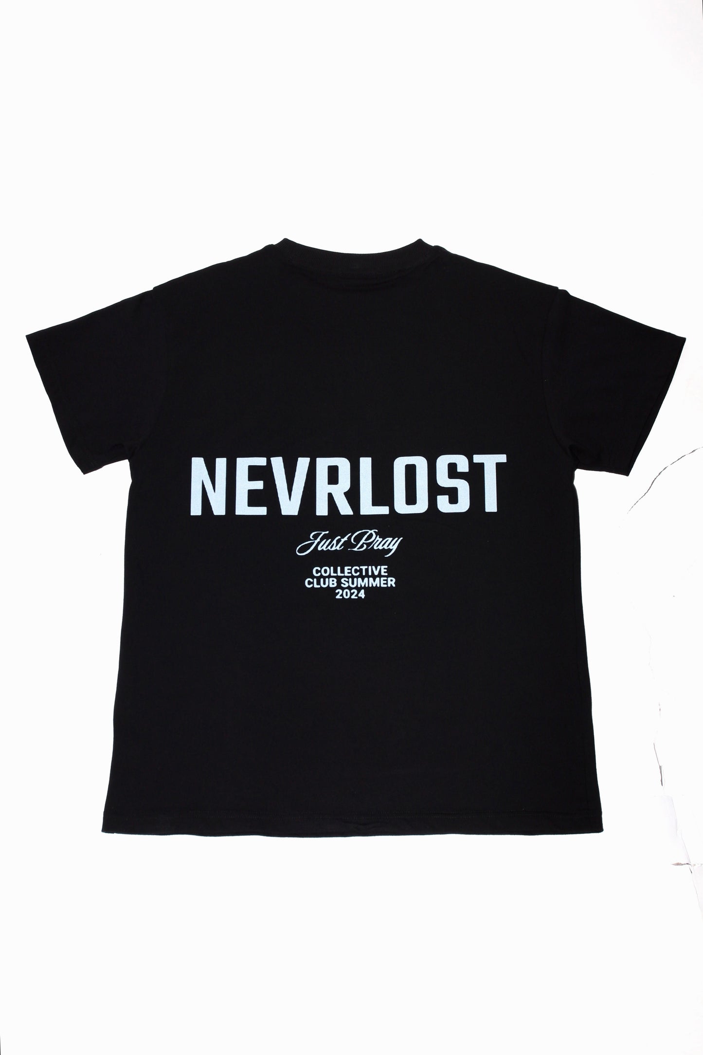 Black Just Pray Rhinestone Tee